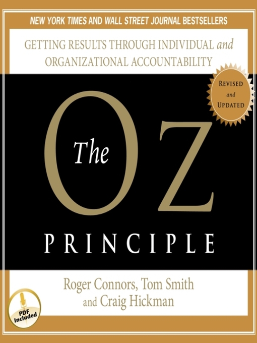 Title details for The Oz Principle by Roger Connors - Available
